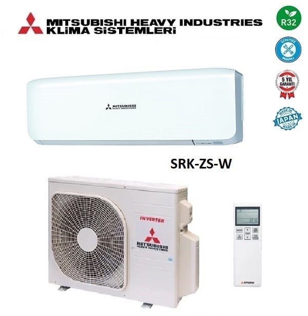Mitsubishi SRK50ZS-W A++ 18000 Btu Premium Serisi Klima