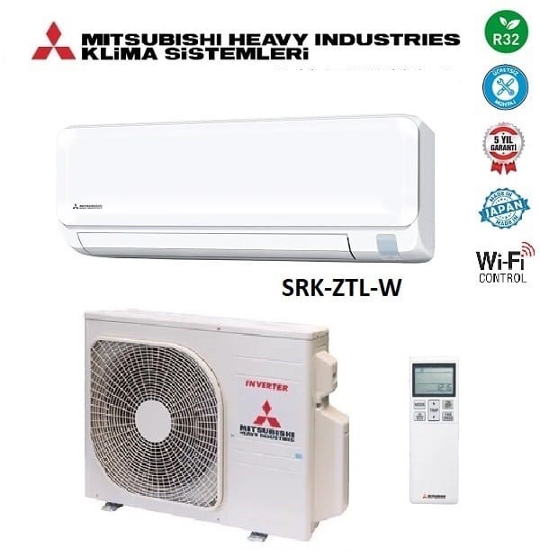 Mitsubishi SRK25ZTL-W A++ 9000 Btu Plus Serisi Klima